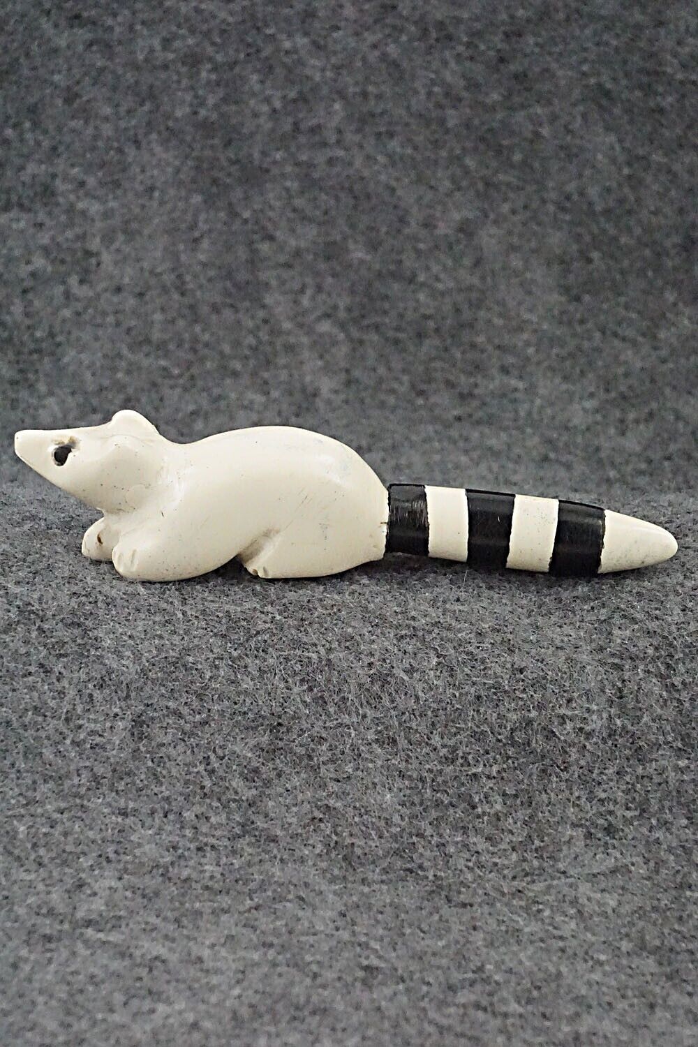 Racoon Zuni Fetish Carving - Justin Red Elk