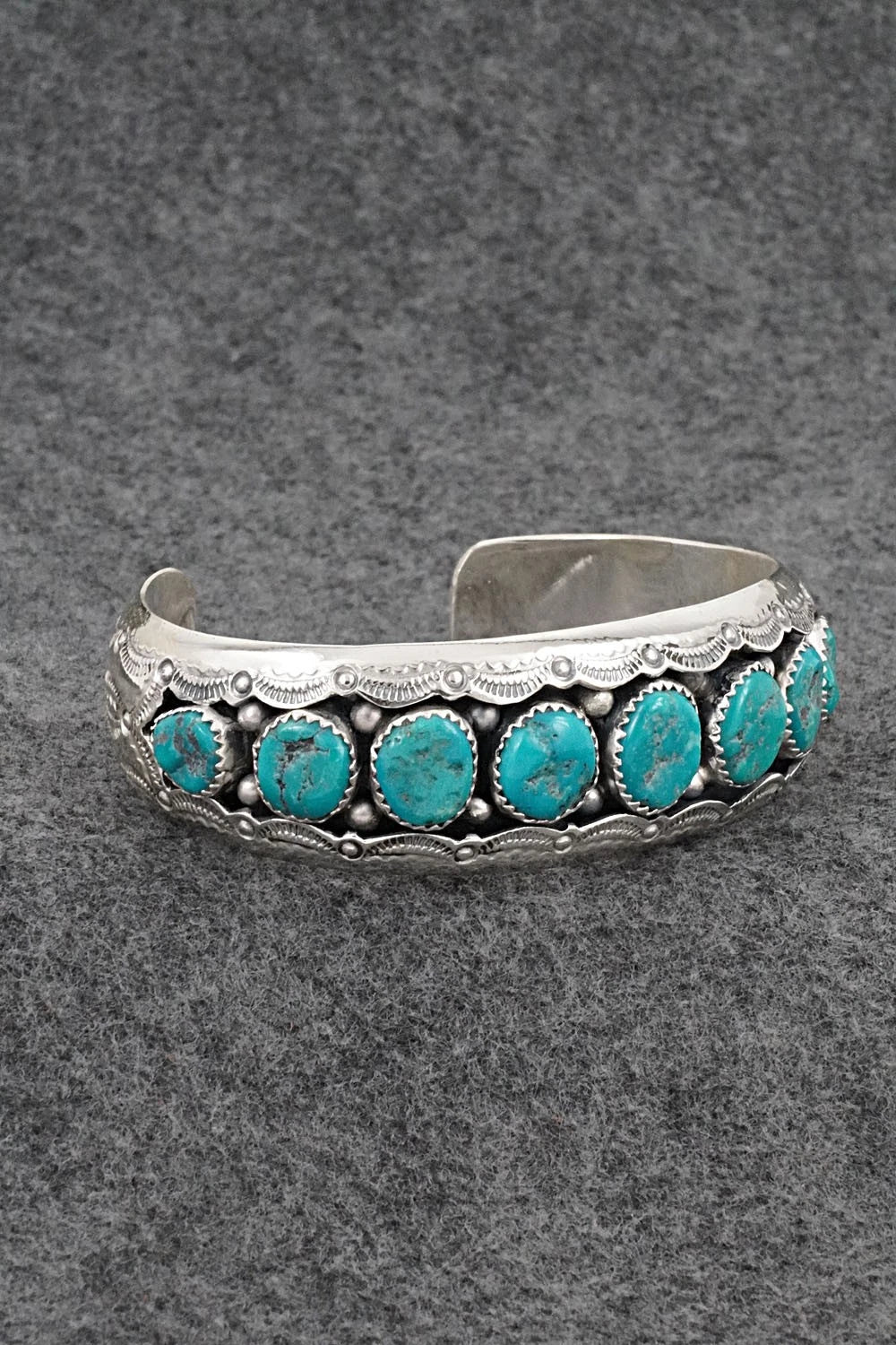 Turquoise & Sterling Silver Bracelet - Wilbert Muskett Sr.
