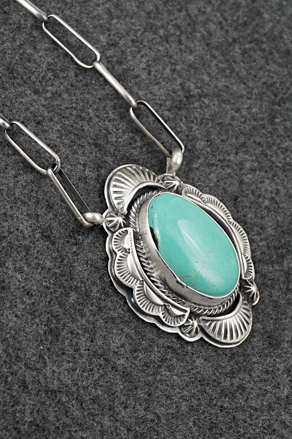 Turquoise & Sterling Silver Necklace - Randy Boyd