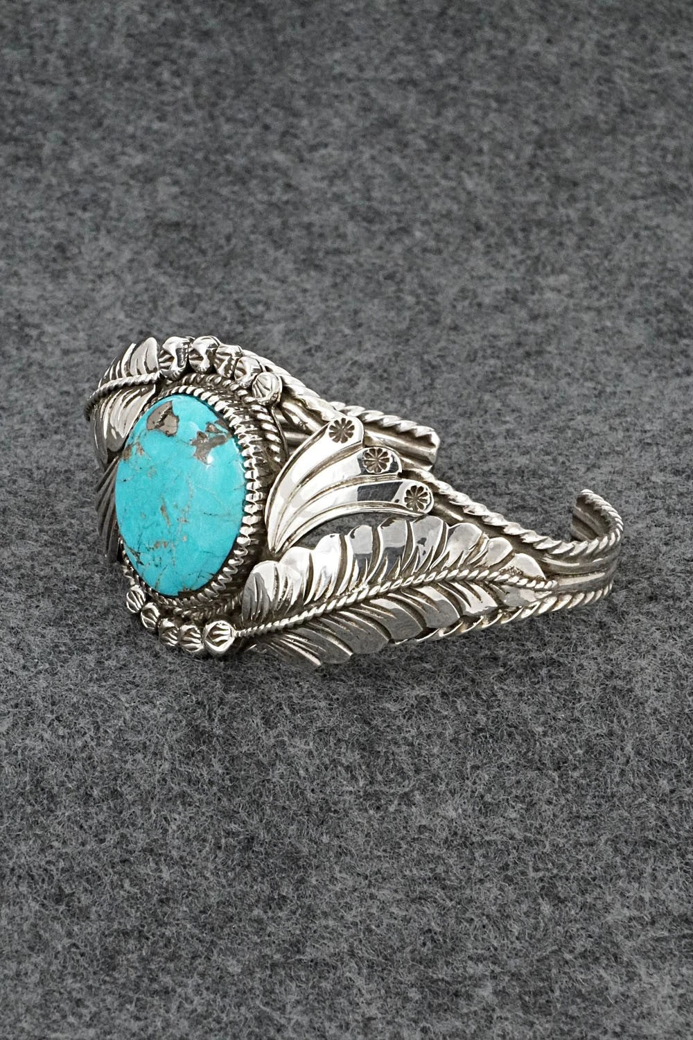 Turquoise & Sterling Silver Bracelet - Emerson Delgarito