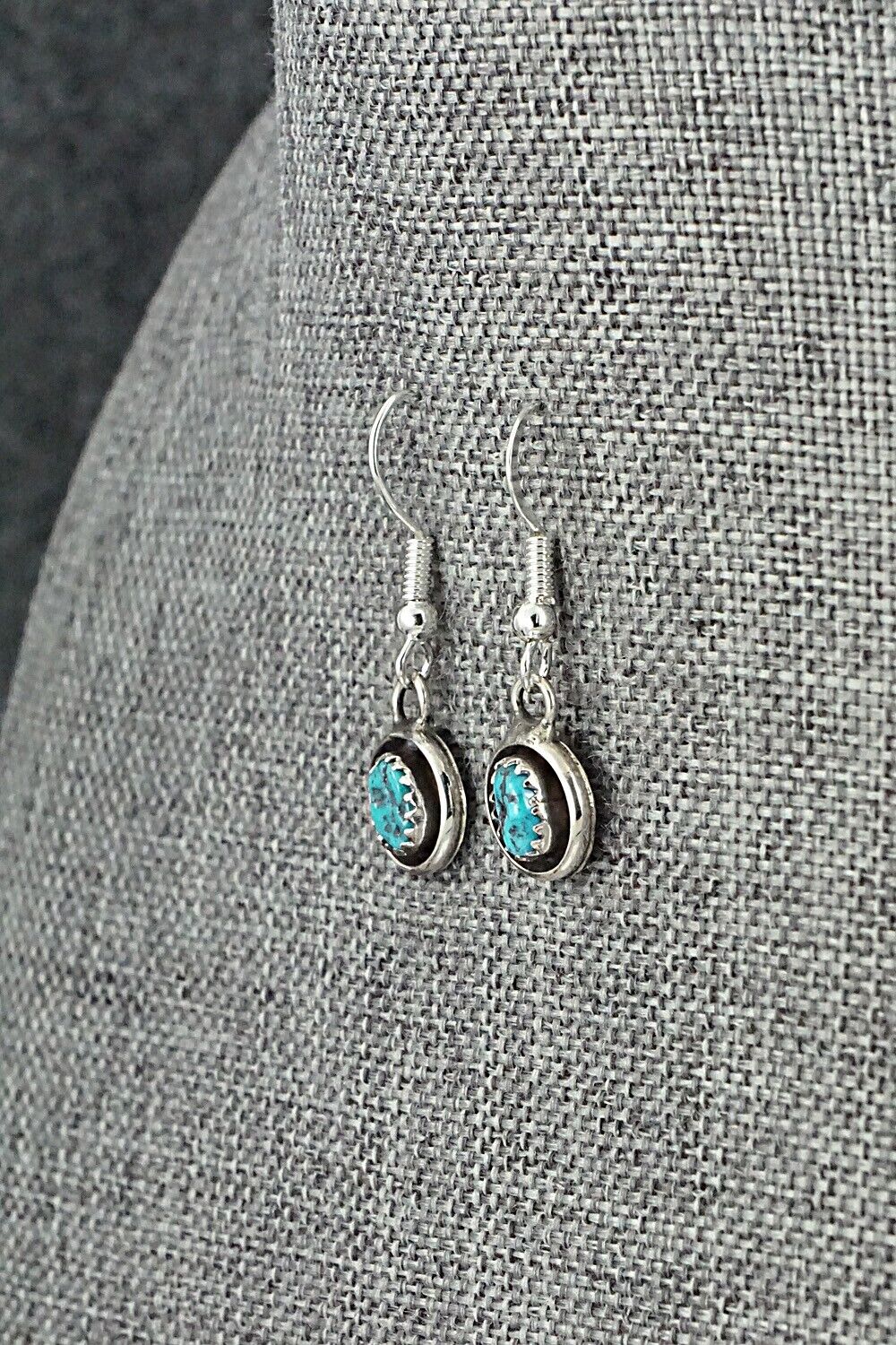 Turquoise & Sterling Silver Squash Blossom Set - Phil Garcia