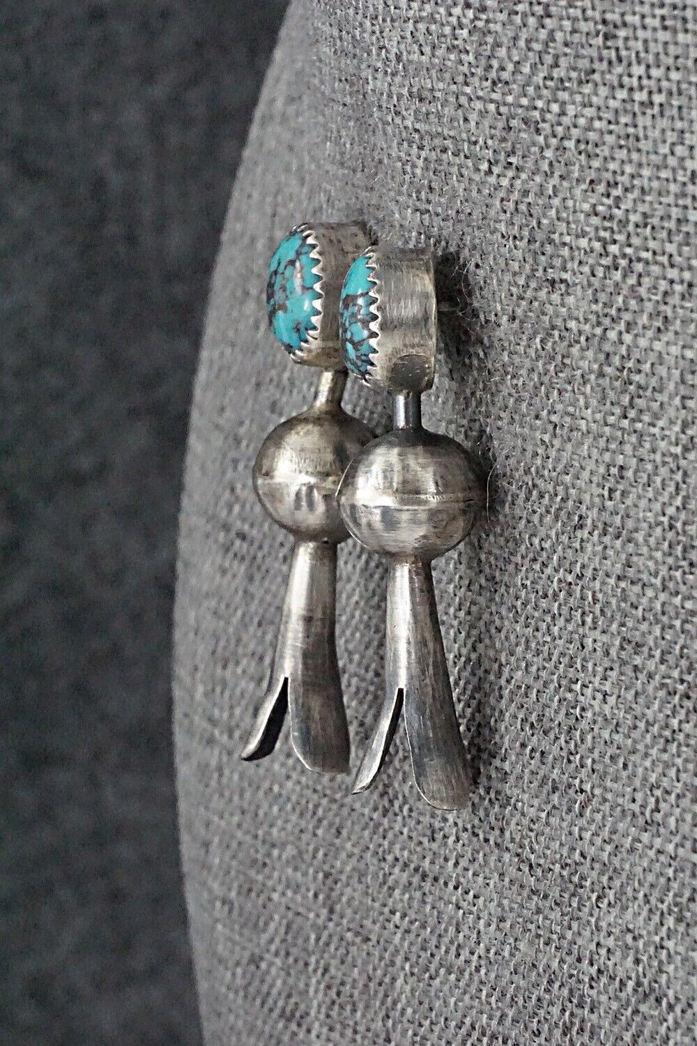 Turquoise & Sterling Silver Earrings - Emily Tsosie