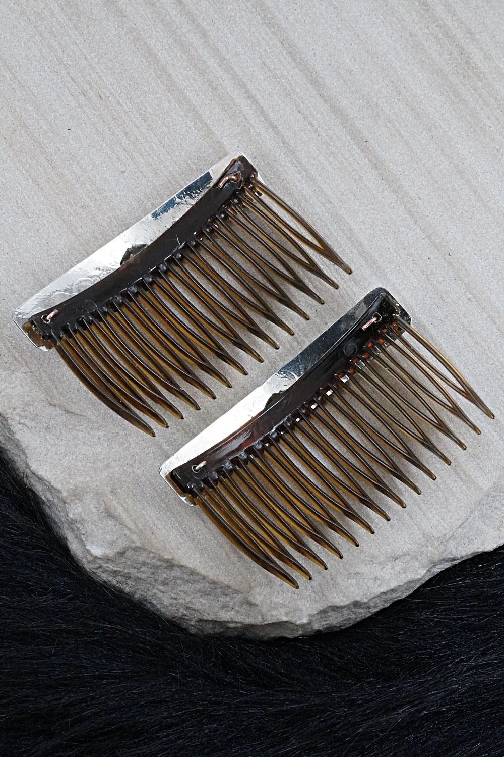 Sterling Silver Hair Combs - Bertha Begay