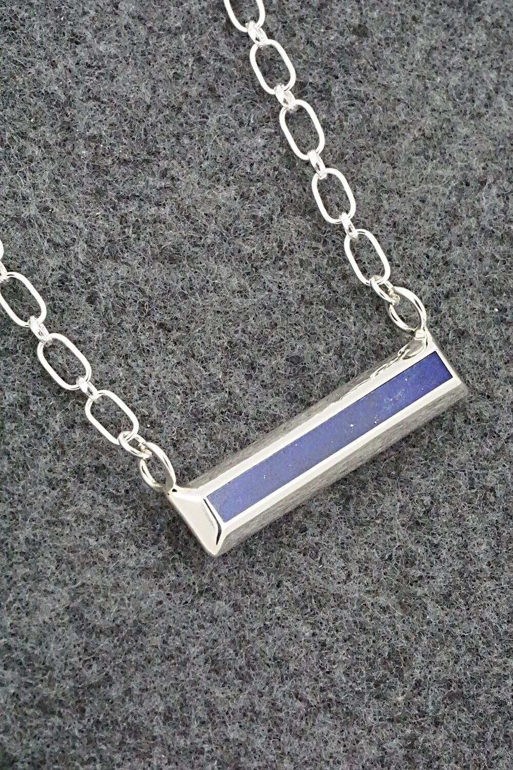 Lapis & Sterling Silver Necklace - Troy Natachu