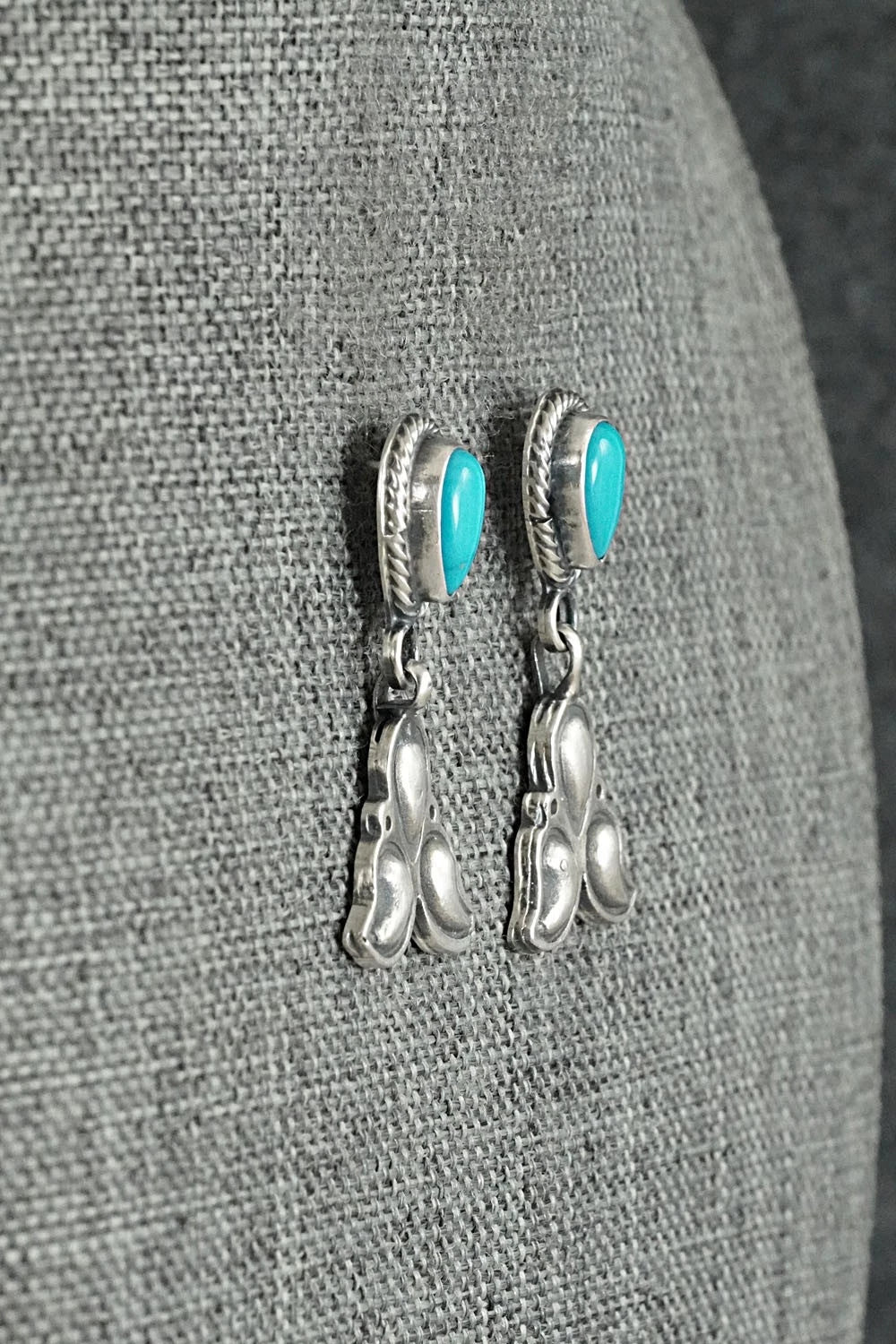 Turquoise & Sterling Silver Earrings - Sharon McCarthy
