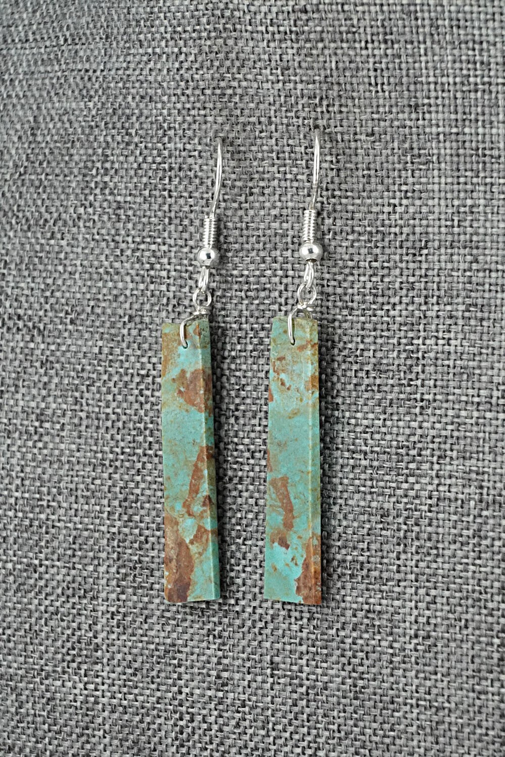 Turquoise & Sterling Silver Earrings - Tammy Nolcot