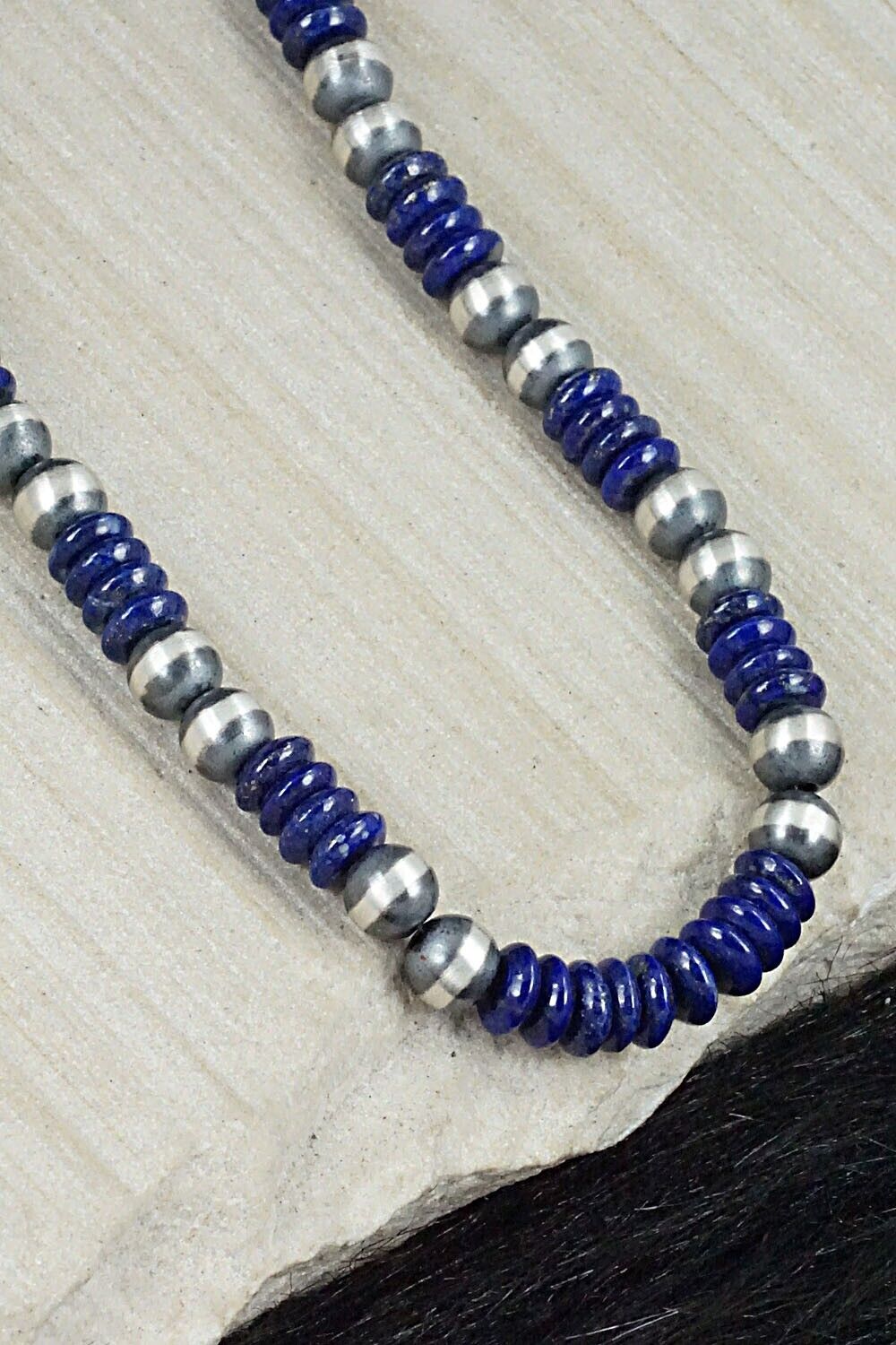 Lapis & Sterling Silver Necklace - Doreen Jake