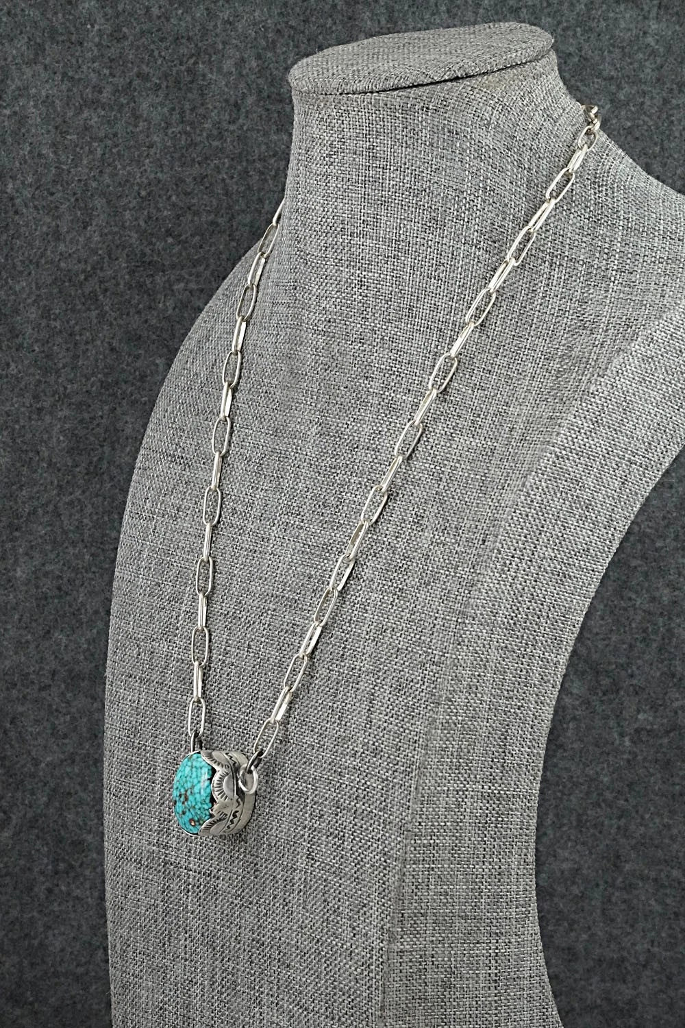 Turquoise & Sterling Silver Necklace - Randy Boyd