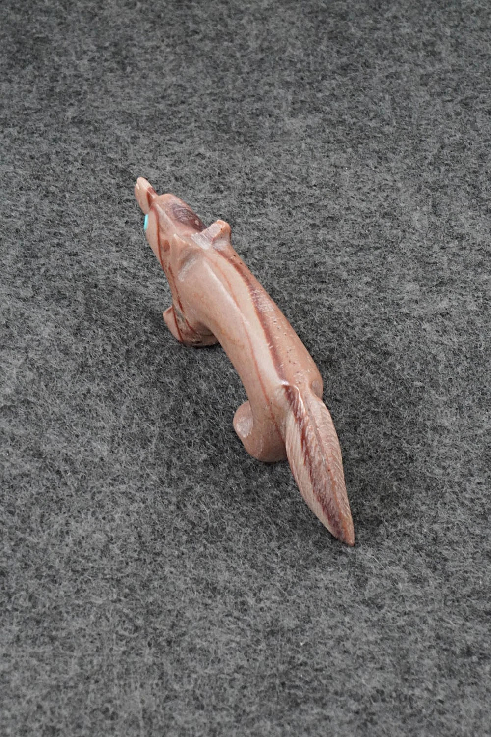 Wolf Zuni Fetish Carving - Ronnie Lunasee