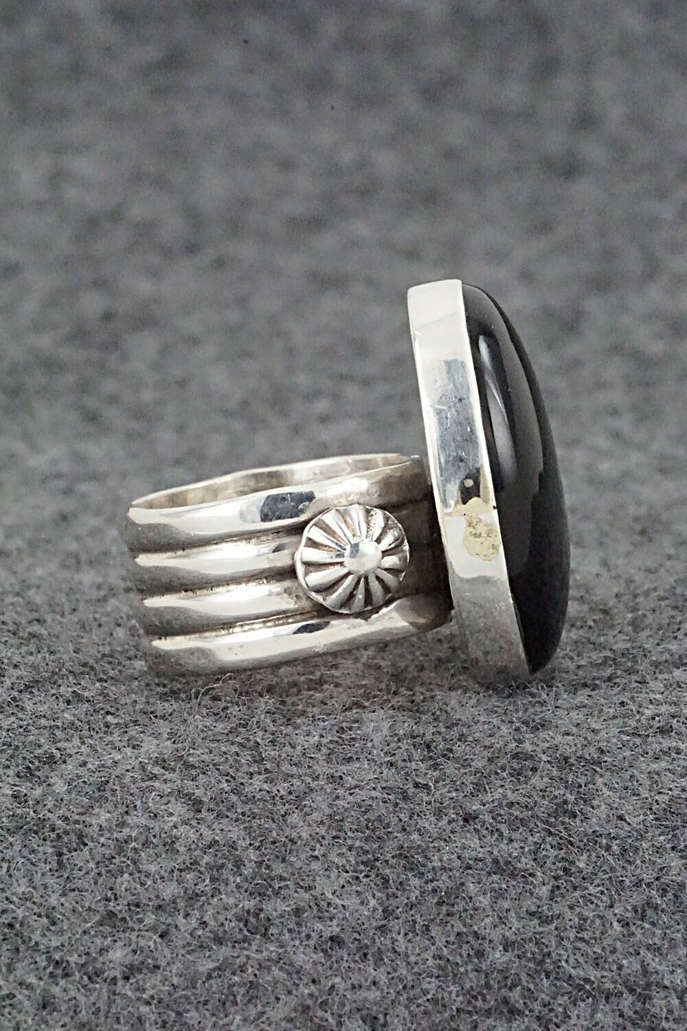 Onyx & Sterling Silver Ring - Ben Begay - Size 6.75