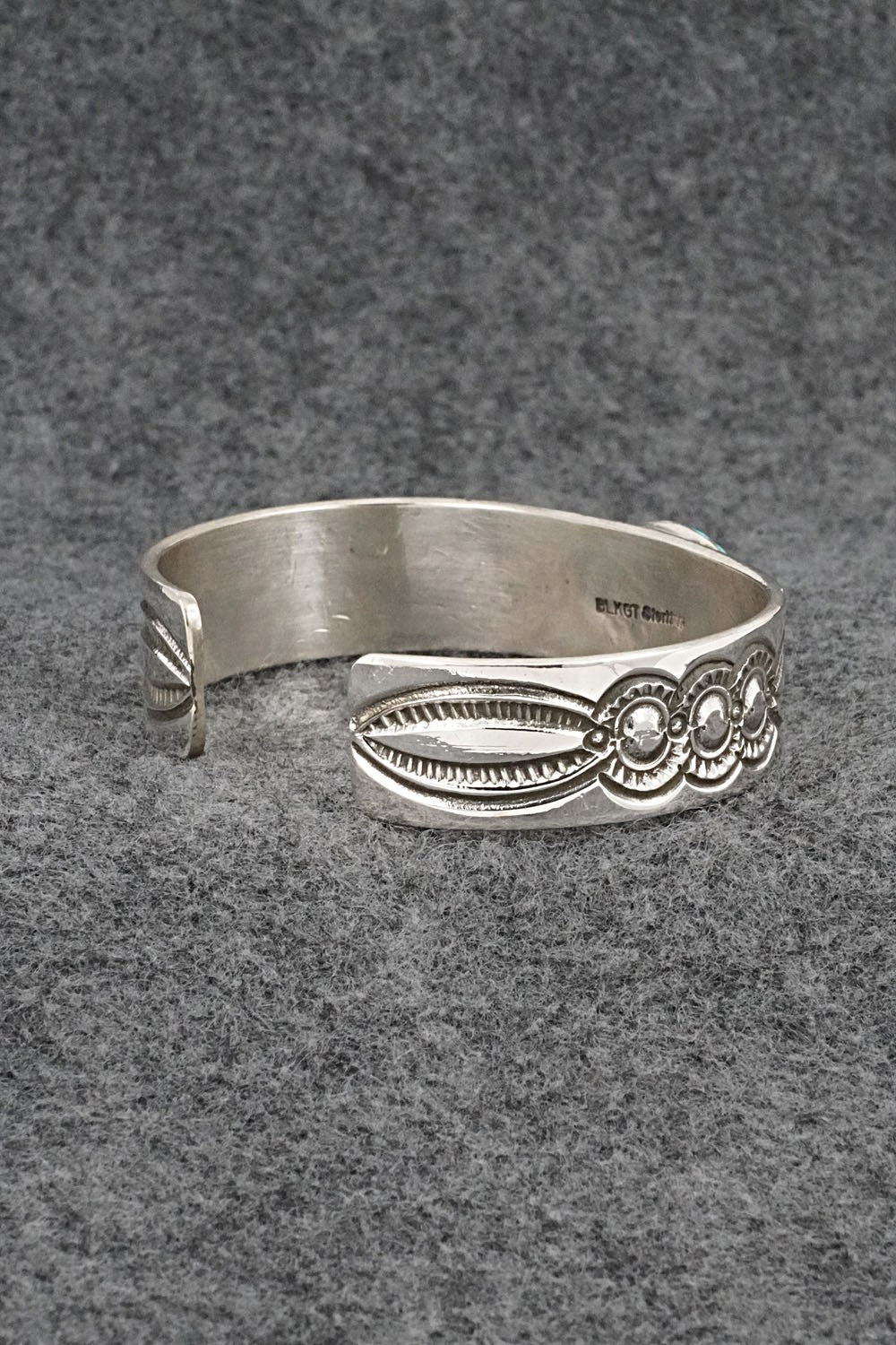 Turquoise & Sterling Silver Bracelet - Arnold Blackgoat