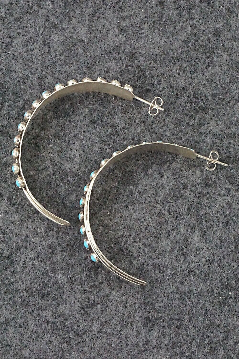 Turquoise & Sterling Silver Earrings - Aaron Davis