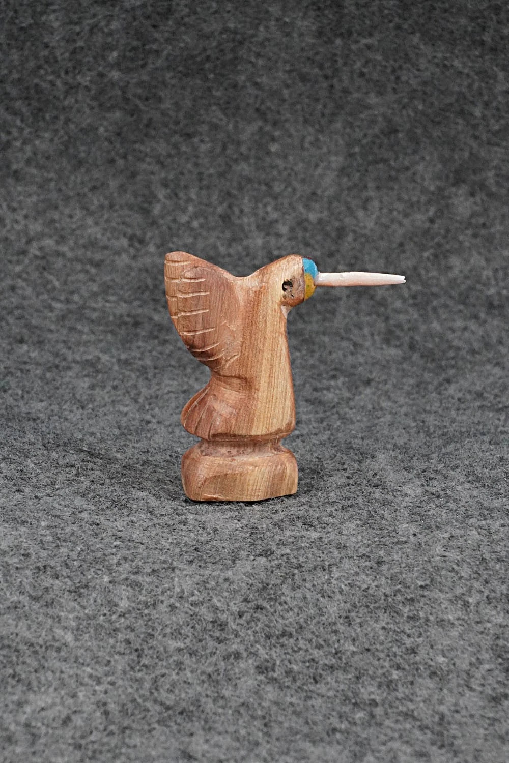 Hummingbird Zuni Fetish Carving - Justin Red Elk
