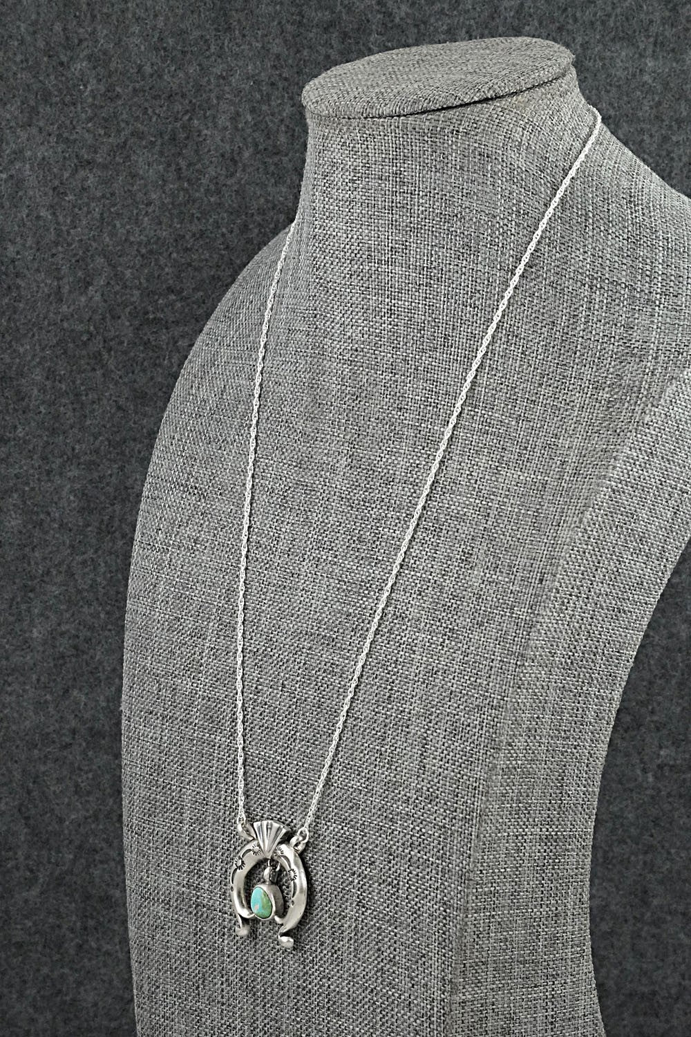Turquoise & Sterling Silver Necklace - Gary Shorty