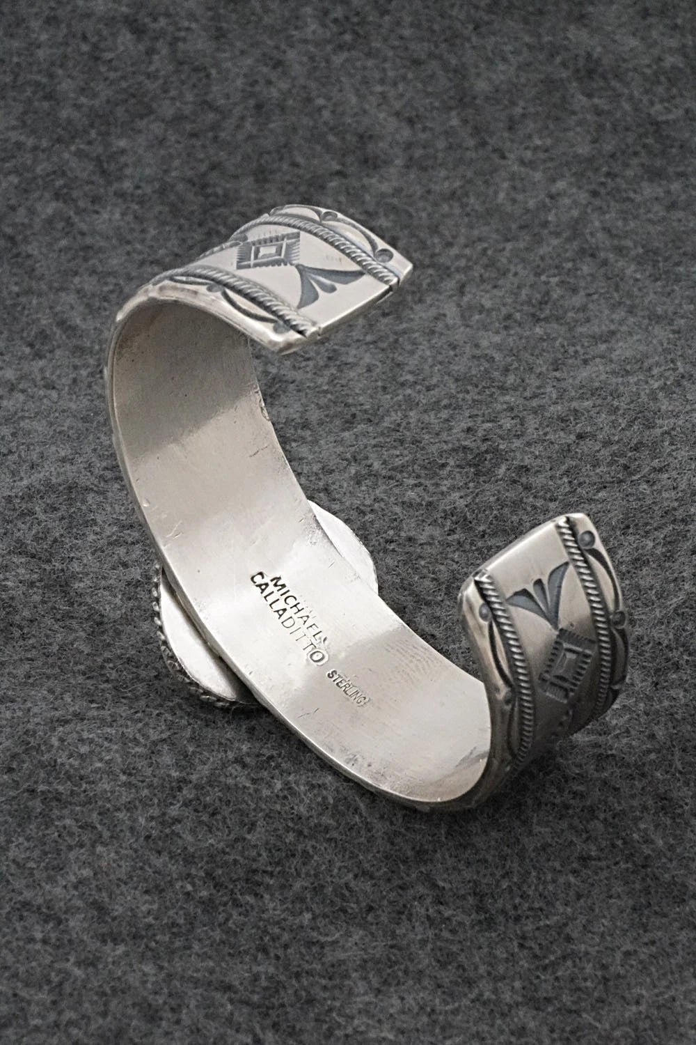 Turquoise & Sterling Silver Bracelet - Michael Calladitto