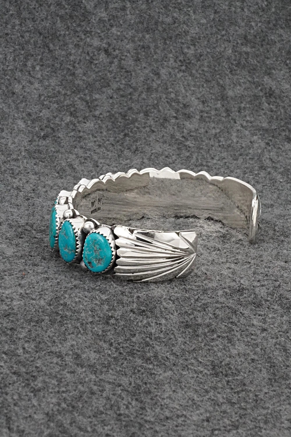 Turquoise & Sterling Silver Bracelet - Wilbert Muskett Sr.