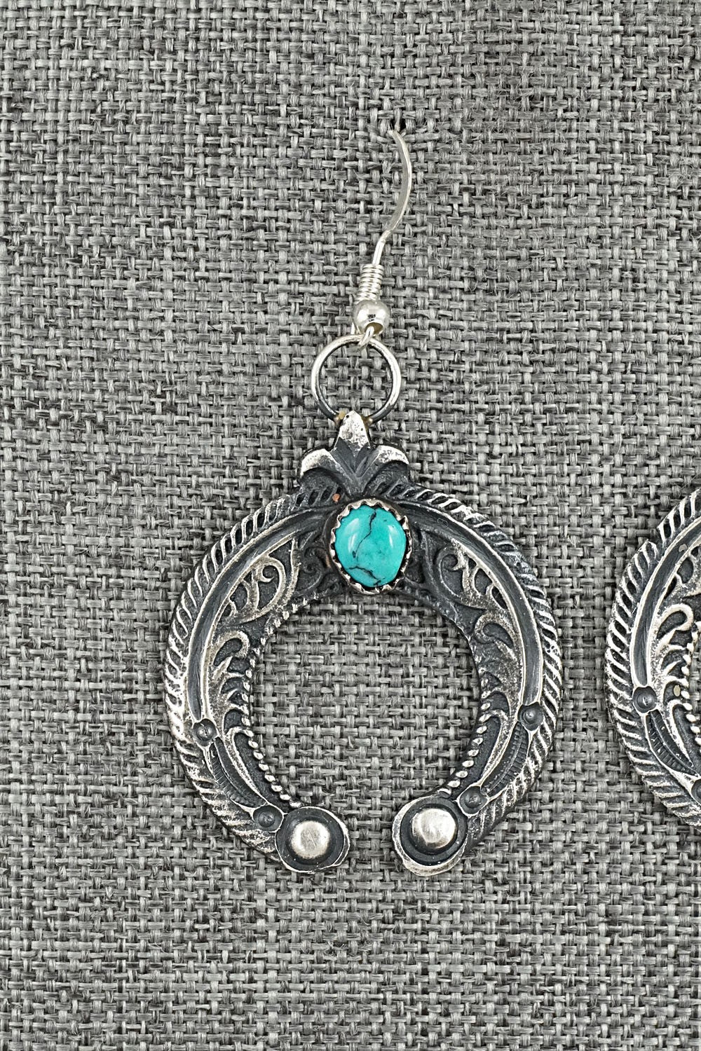 Turquoise & Sterling Silver Earrings - Eva & Linberg Billah