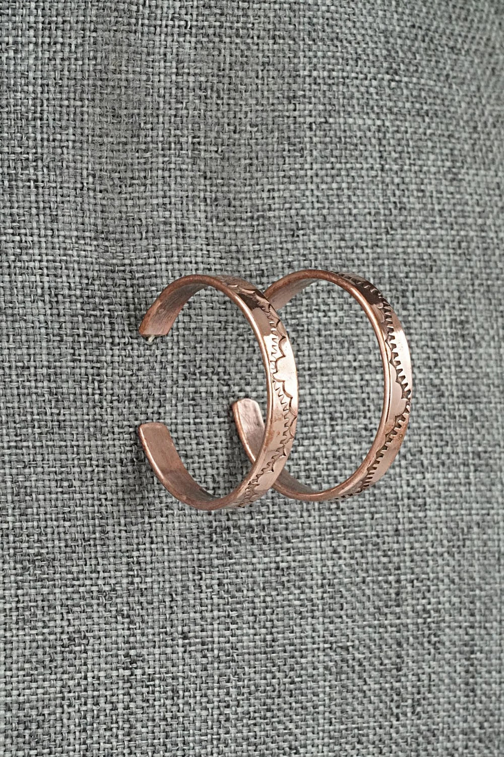 Copper Hoop Earrings - Elaine Tahe