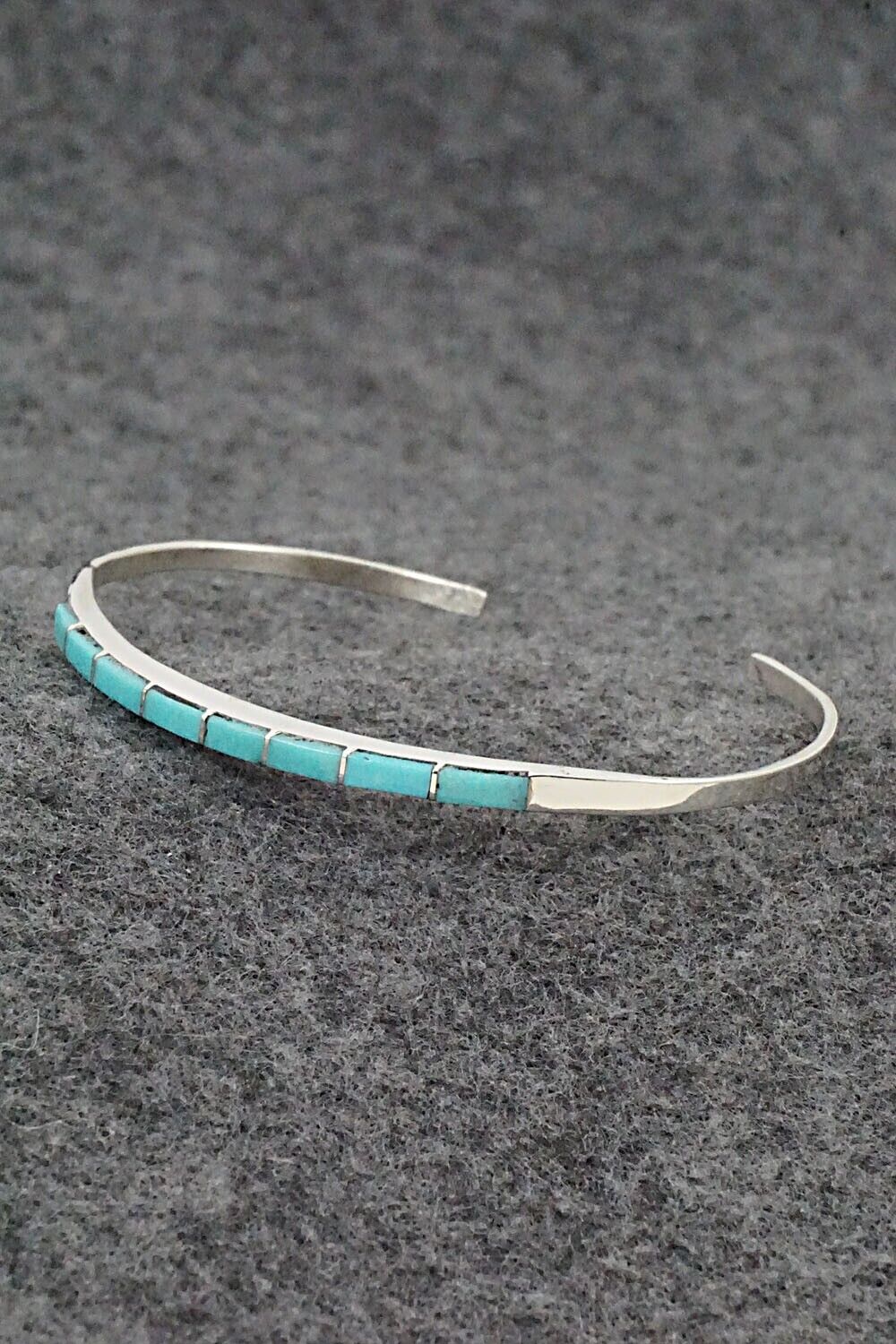 Turquoise & Sterling Silver Bracelet - Jeanette Chavez