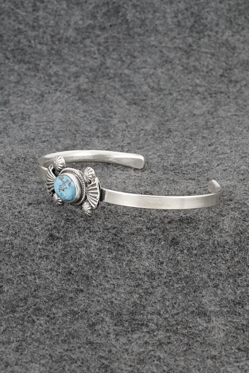 Turquoise & Sterling Silver Bracelet - Genevieve Francisco