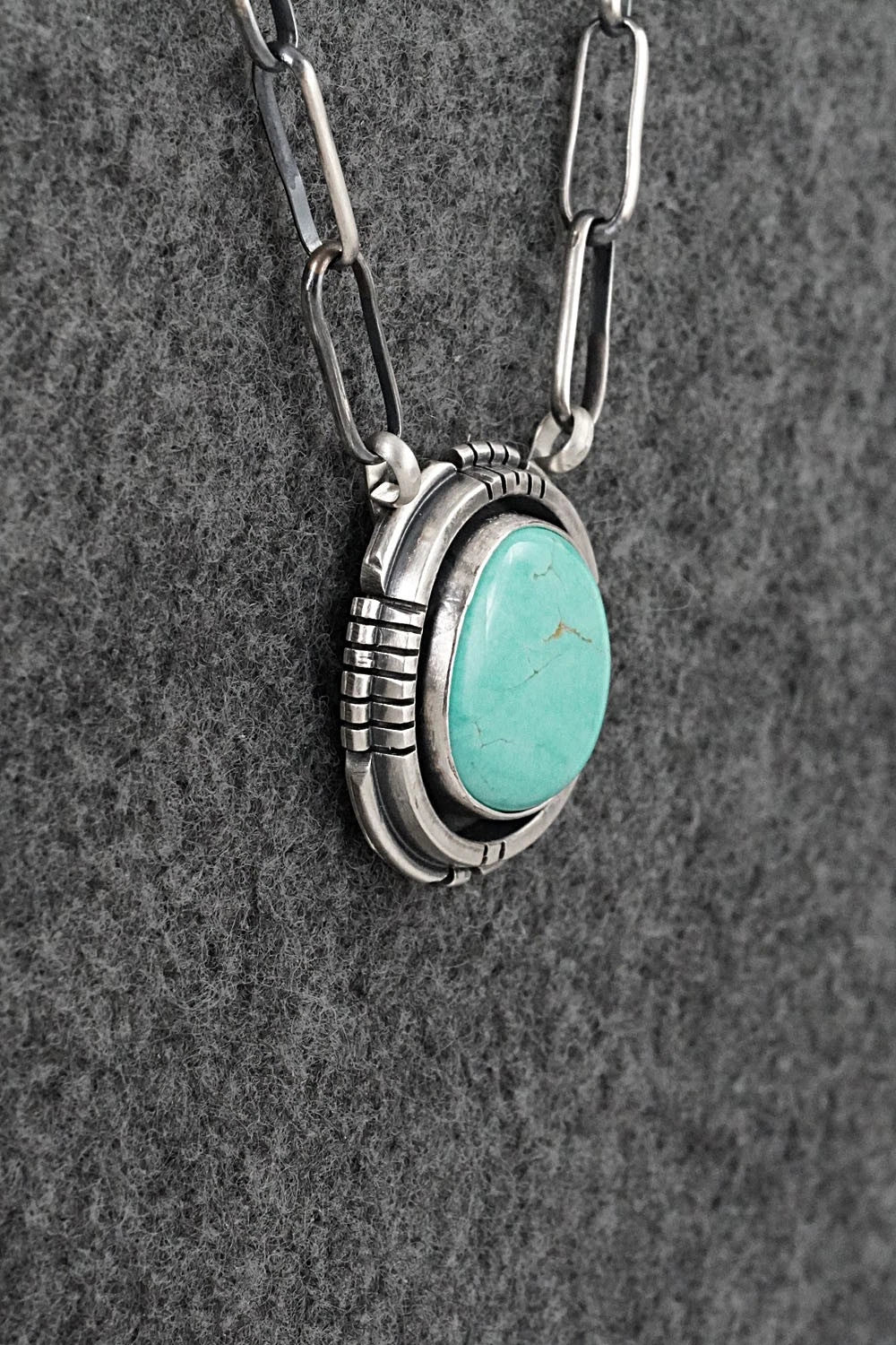 Turquoise & Sterling Silver Necklace - Daniel Benally