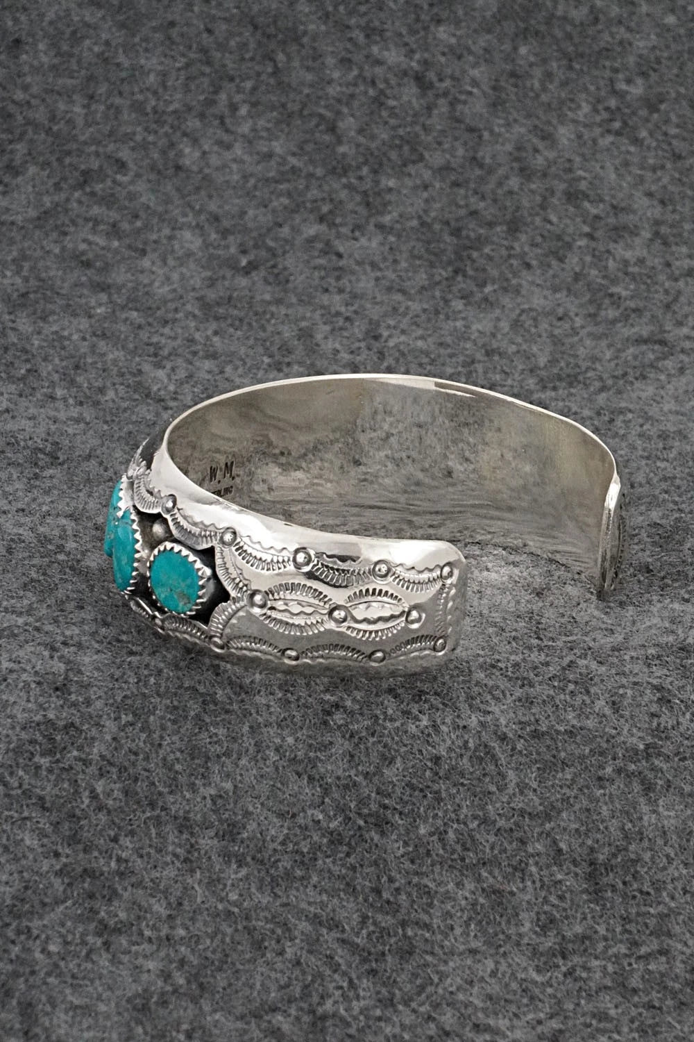 Turquoise & Sterling Silver Bracelet - Wilbert Muskett Sr.