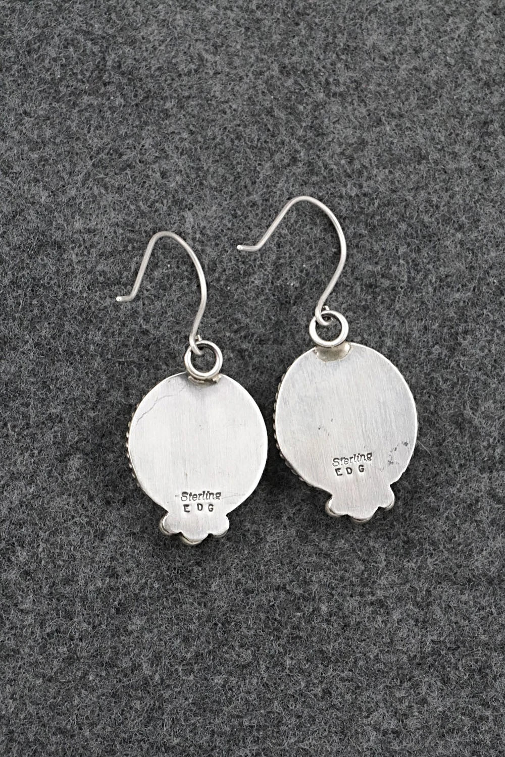 Turquoise & Sterling Silver Earrings - Eugene Gruber