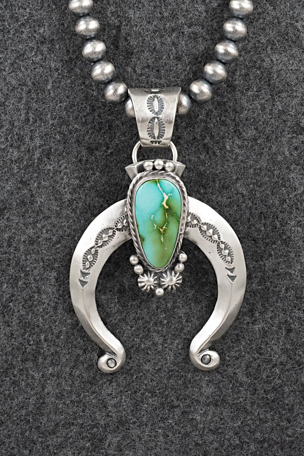 Turquoise & Sterling Silver Necklace - Samuel Yellowhair