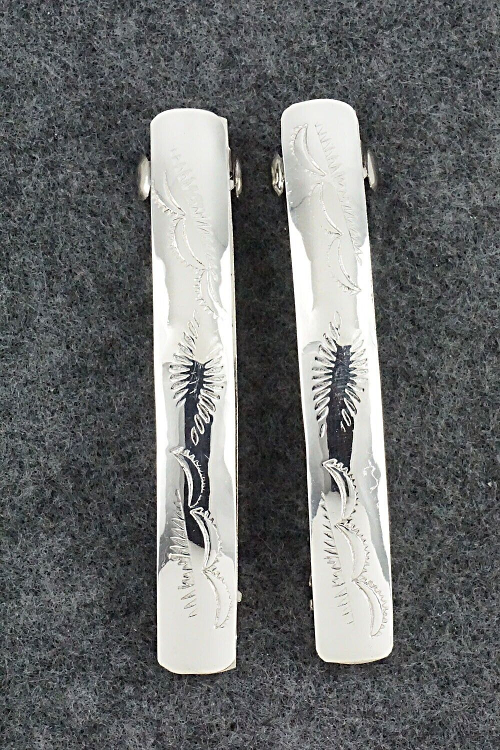 Sterling Silver Hair Barrettes - Randall Dalgai