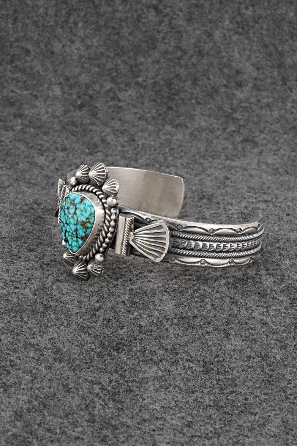 Turquoise & Sterling Silver Bracelet - Michael Calladitto