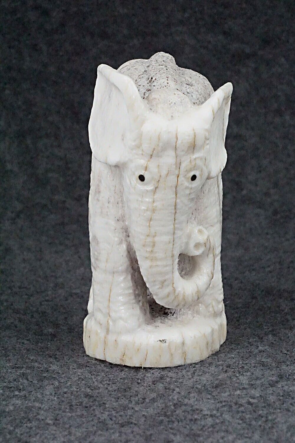 Elephant Zuni Fetish Carving - Maxx Laate