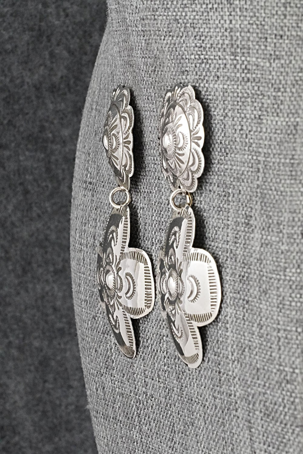Sterling Silver Earrings - Bertha Begay