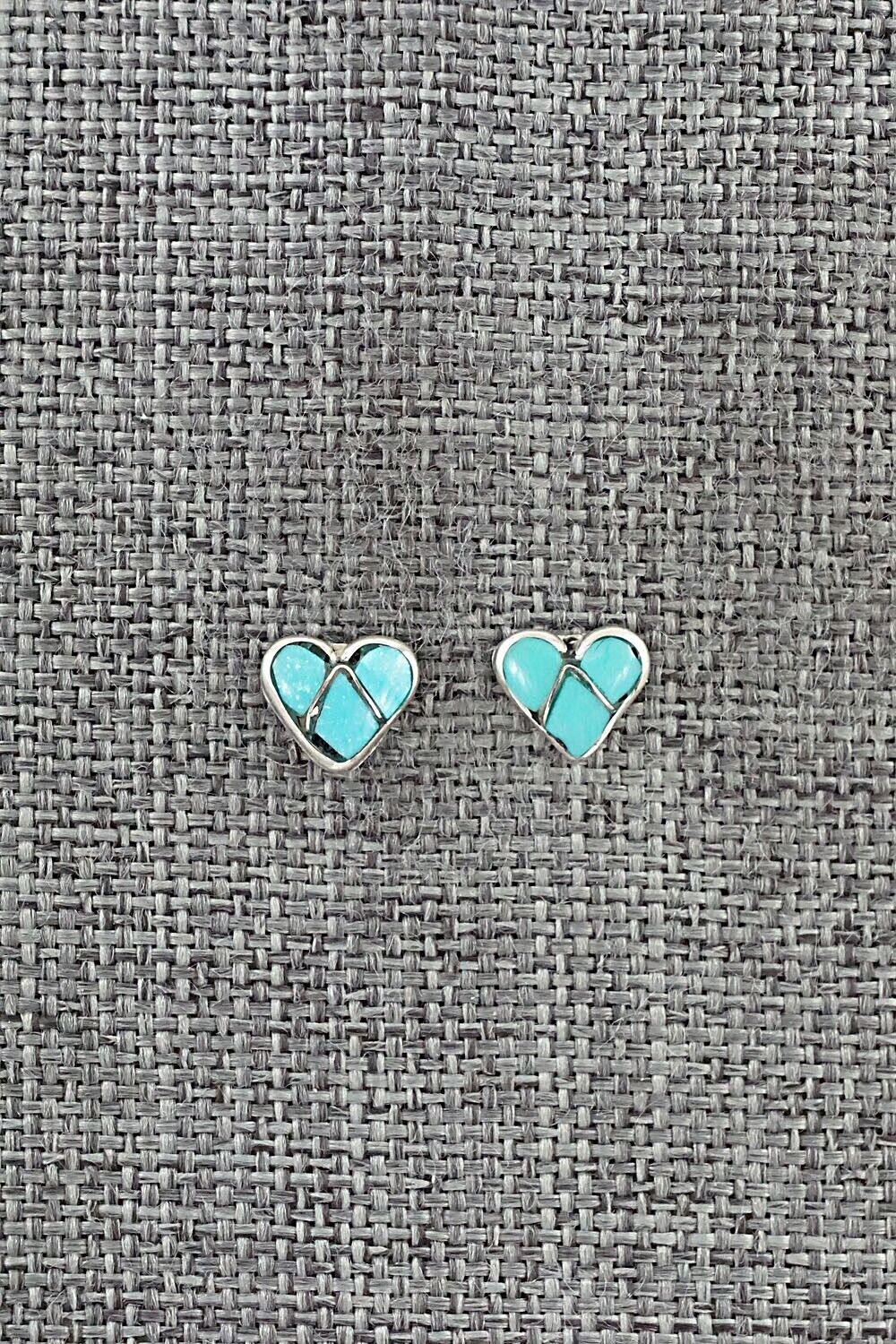 Turquoise & Sterling Silver Earrings - Jolena Haskie