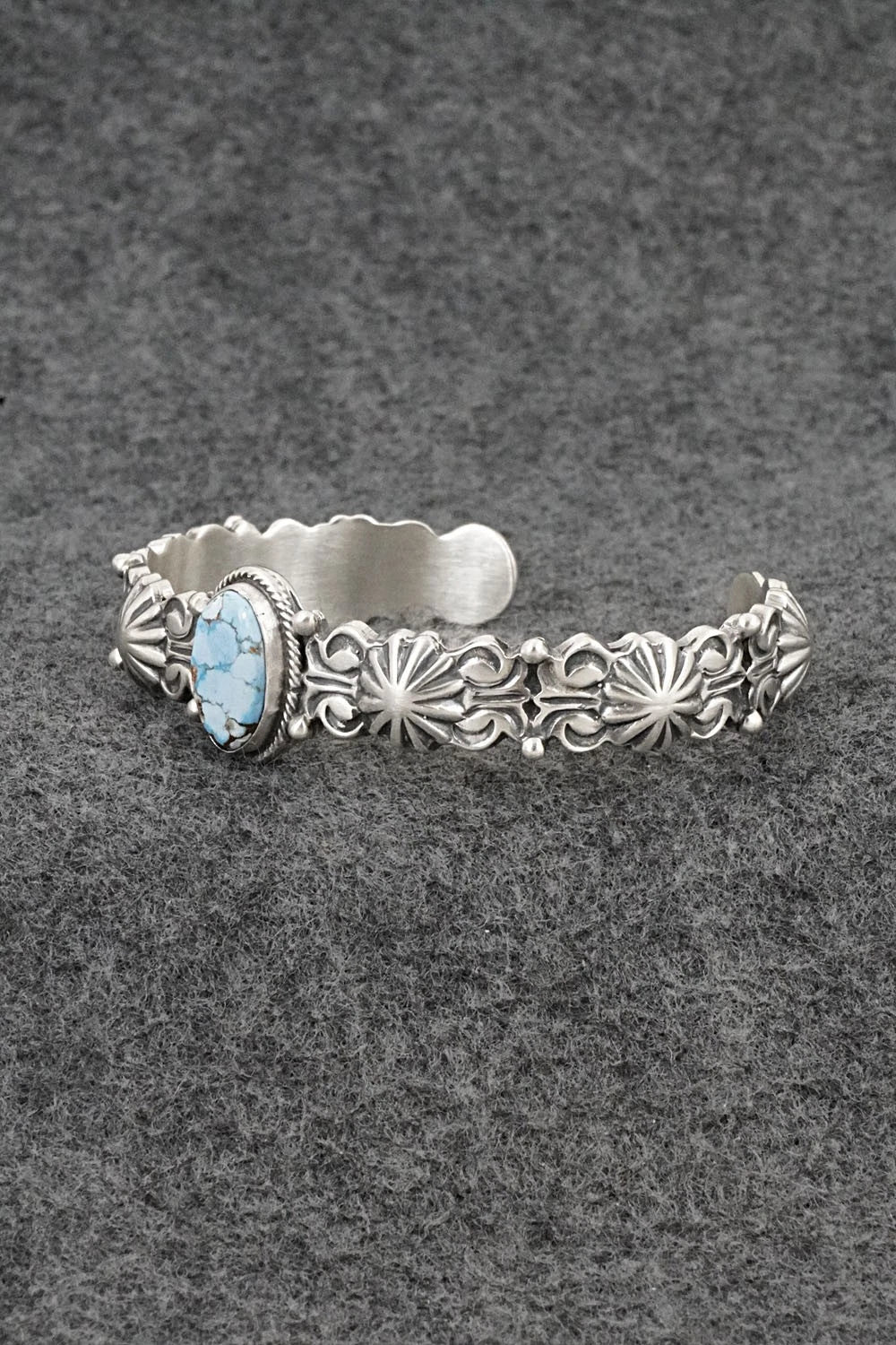 Turquoise & Sterling Silver Bracelet - Thomas Yazzie