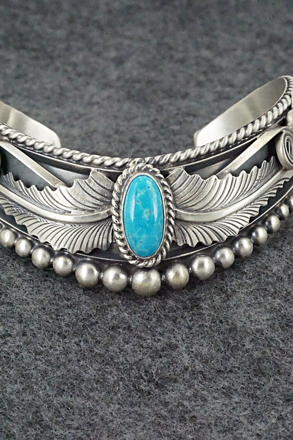 Turquoise & Sterling Silver Bracelet - Tom Lewis