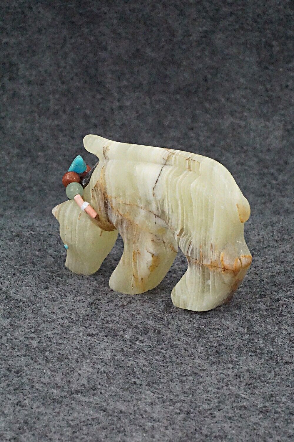 Mountain Lion Zuni Fetish Carving - Douglas Martza