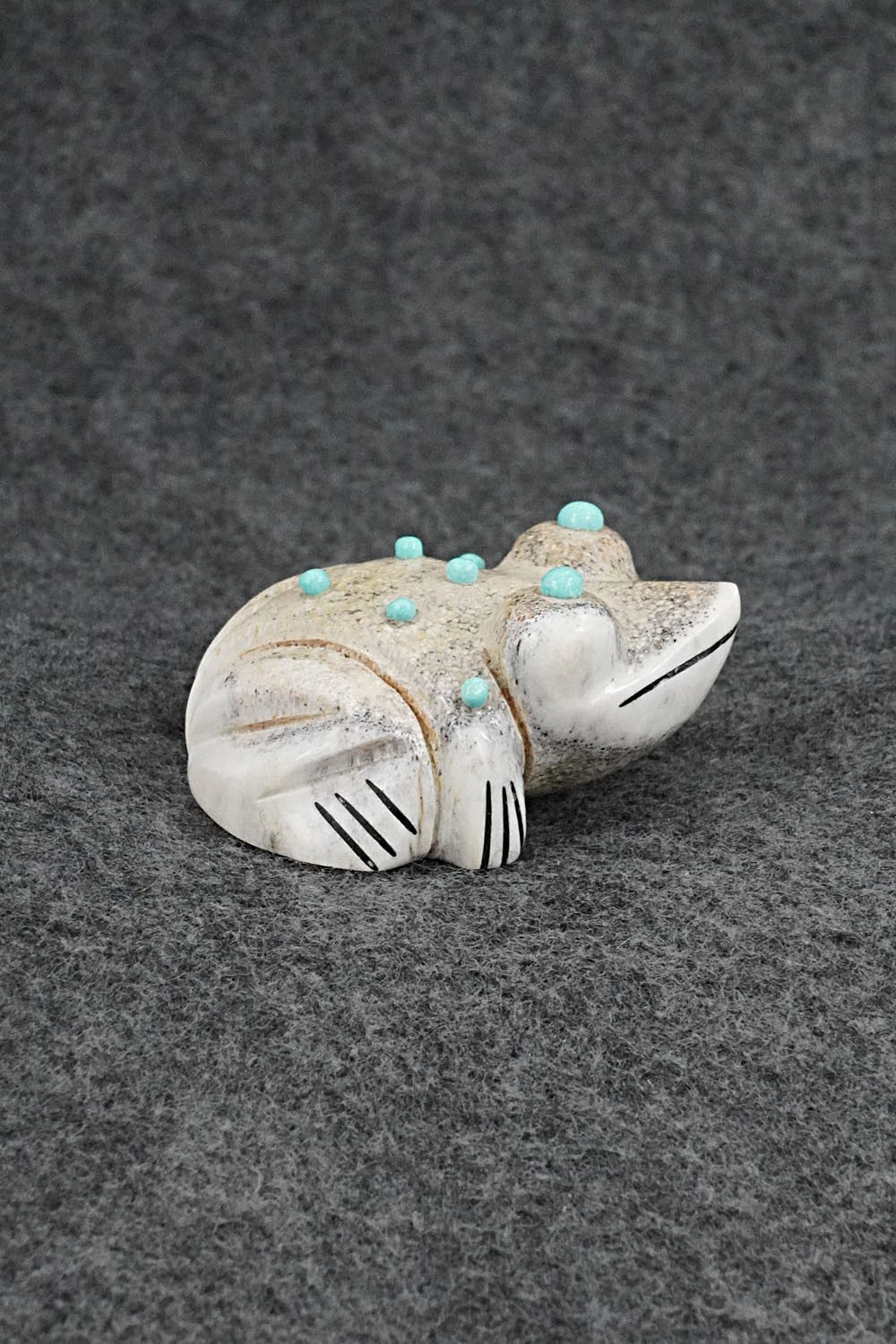 Frog Zuni Fetish Carving - Claudia Peina