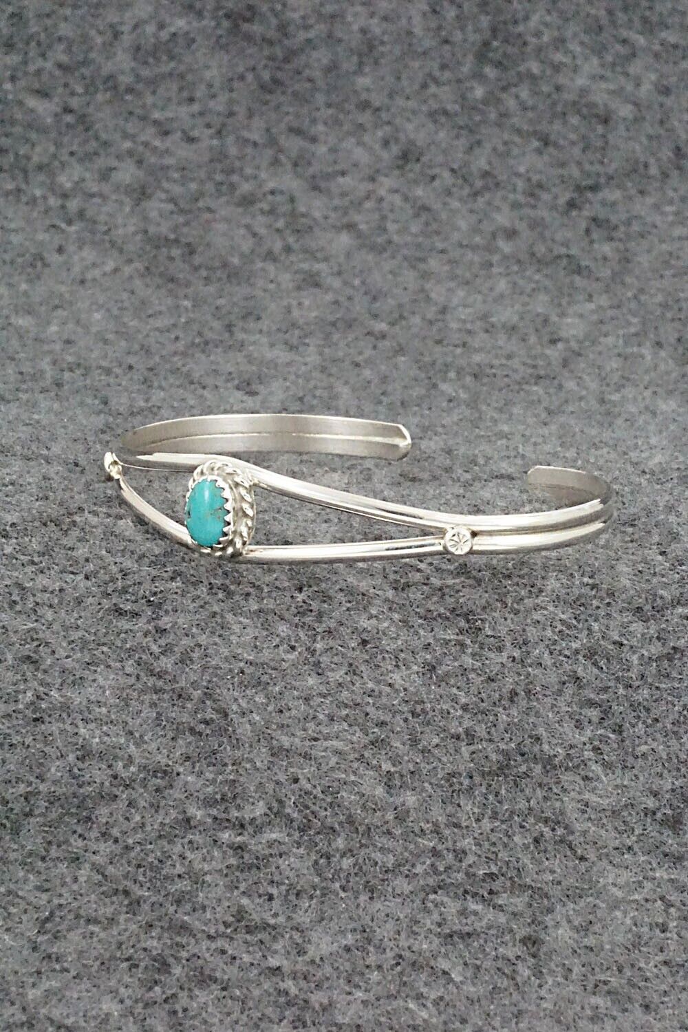 Turquoise & Sterling Silver Bracelet - Elton Cadman