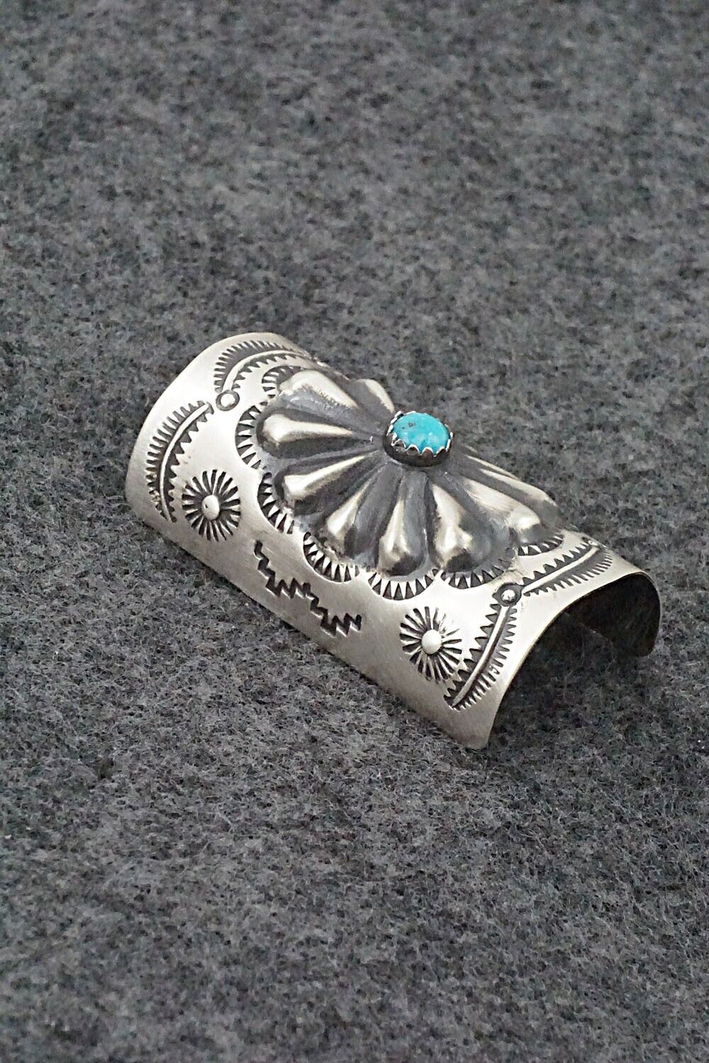 Turquoise & Sterling Silver Hair Pin - Arlene Soce