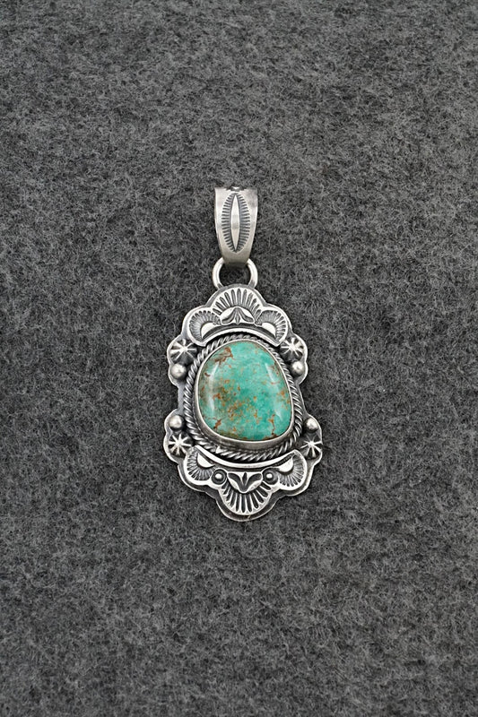 Turquoise & Sterling Silver Pendant - Randy Boyd