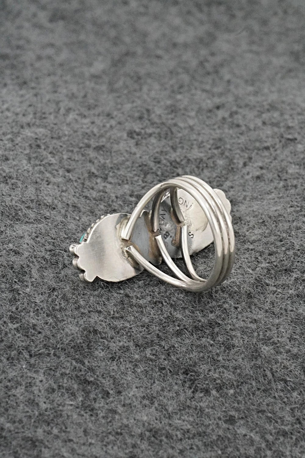 Turquoise & Sterling Silver Ring - Rena Begay - Size 5