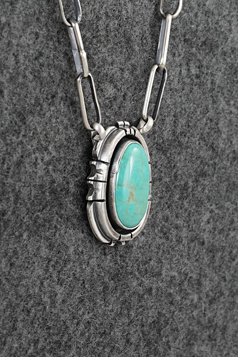 Turquoise & Sterling Silver Necklace - Daniel Benally