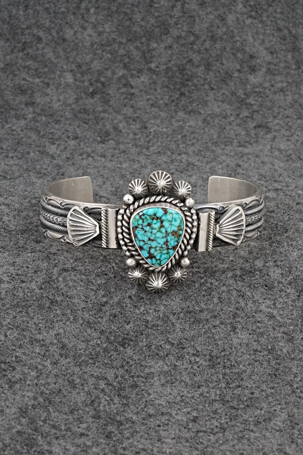 Turquoise & Sterling Silver Bracelet - Michael Calladitto