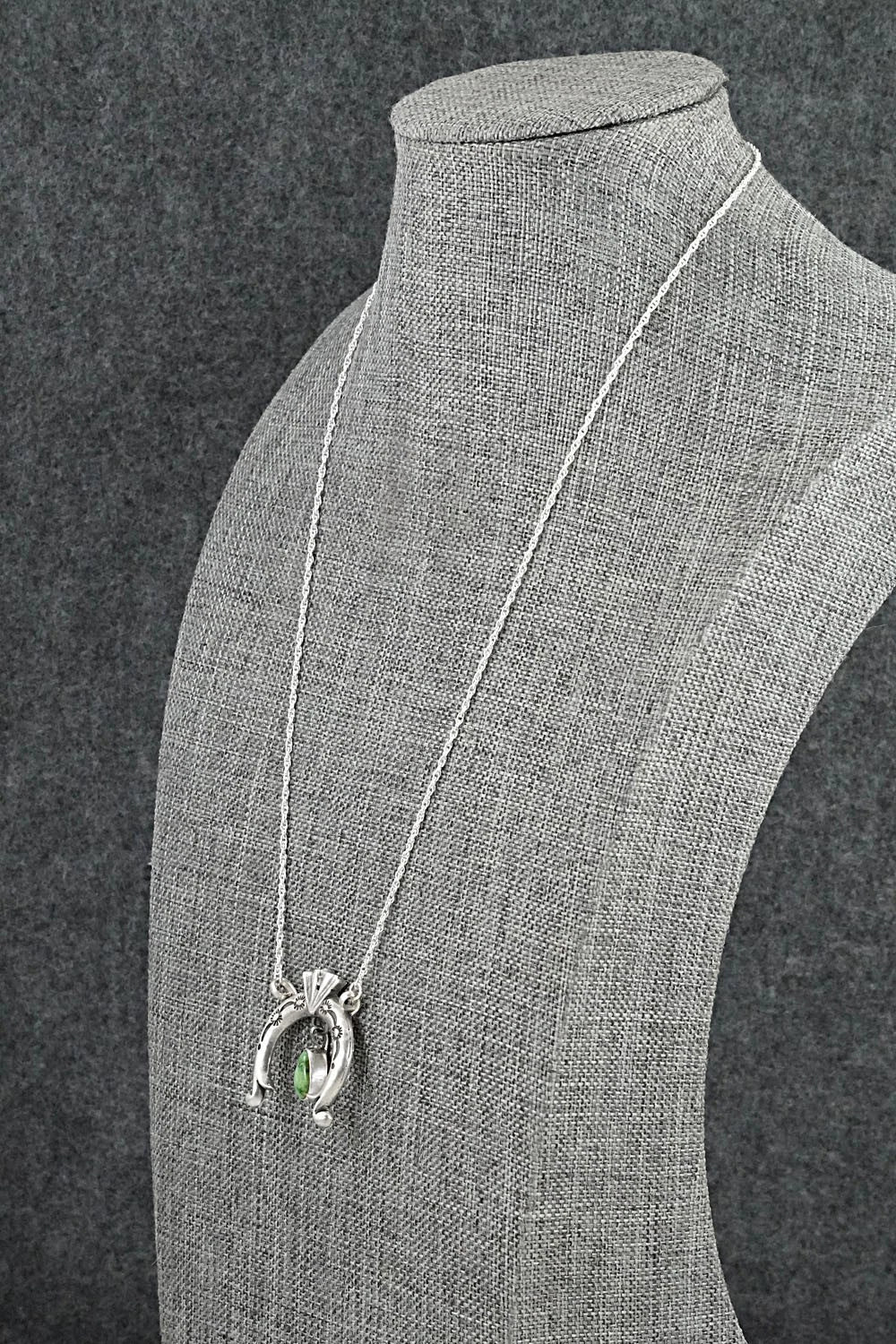 Turquoise & Sterling Silver Necklace - Gary Shorty