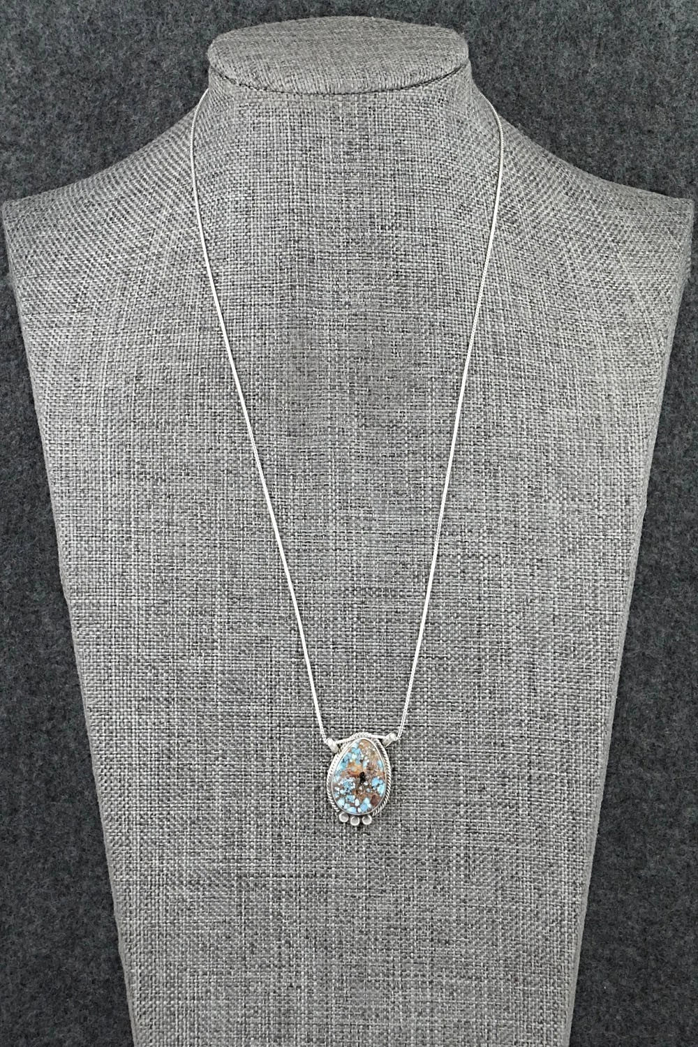 Turquoise & Sterling Silver Necklace - Sharon McCarthy