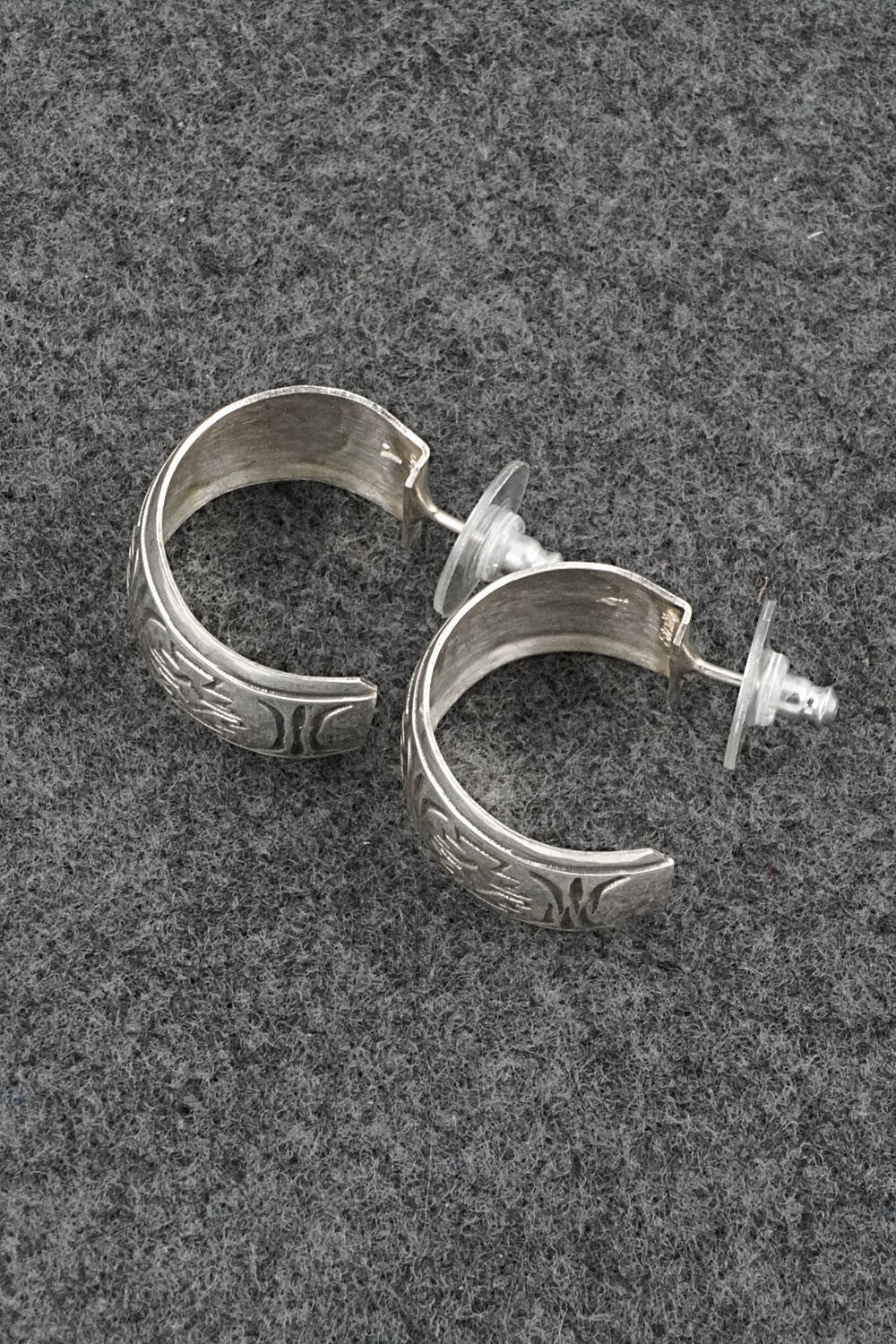 Sterling Silver Hoop Earrings - Nora Ashley