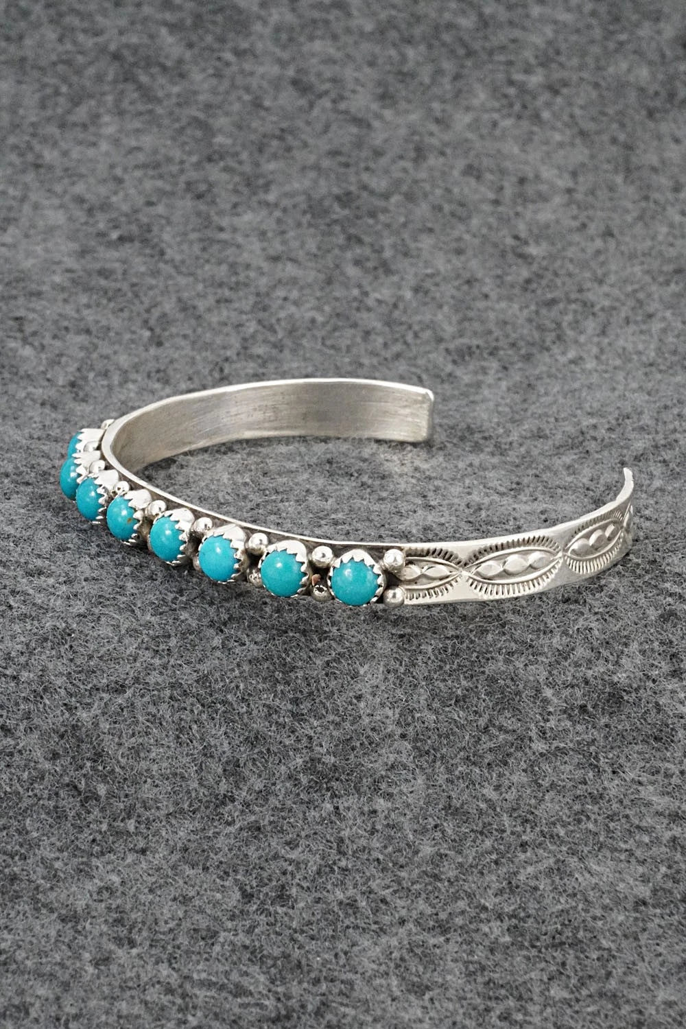 Turquoise & Sterling Silver Bracelet - Gaynell Parker