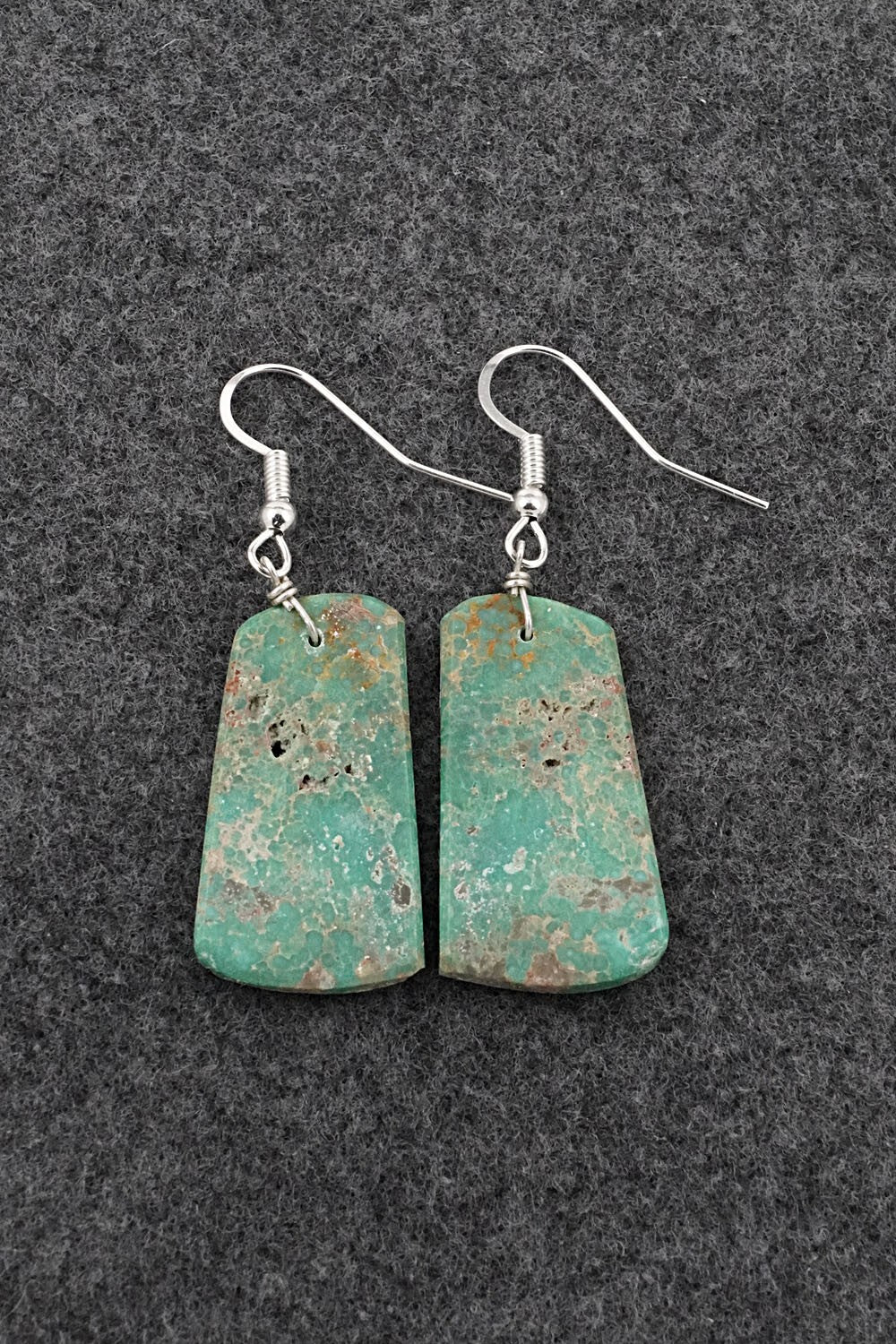 Turquoise & Sterling Silver Earrings - Tammy Nolcot