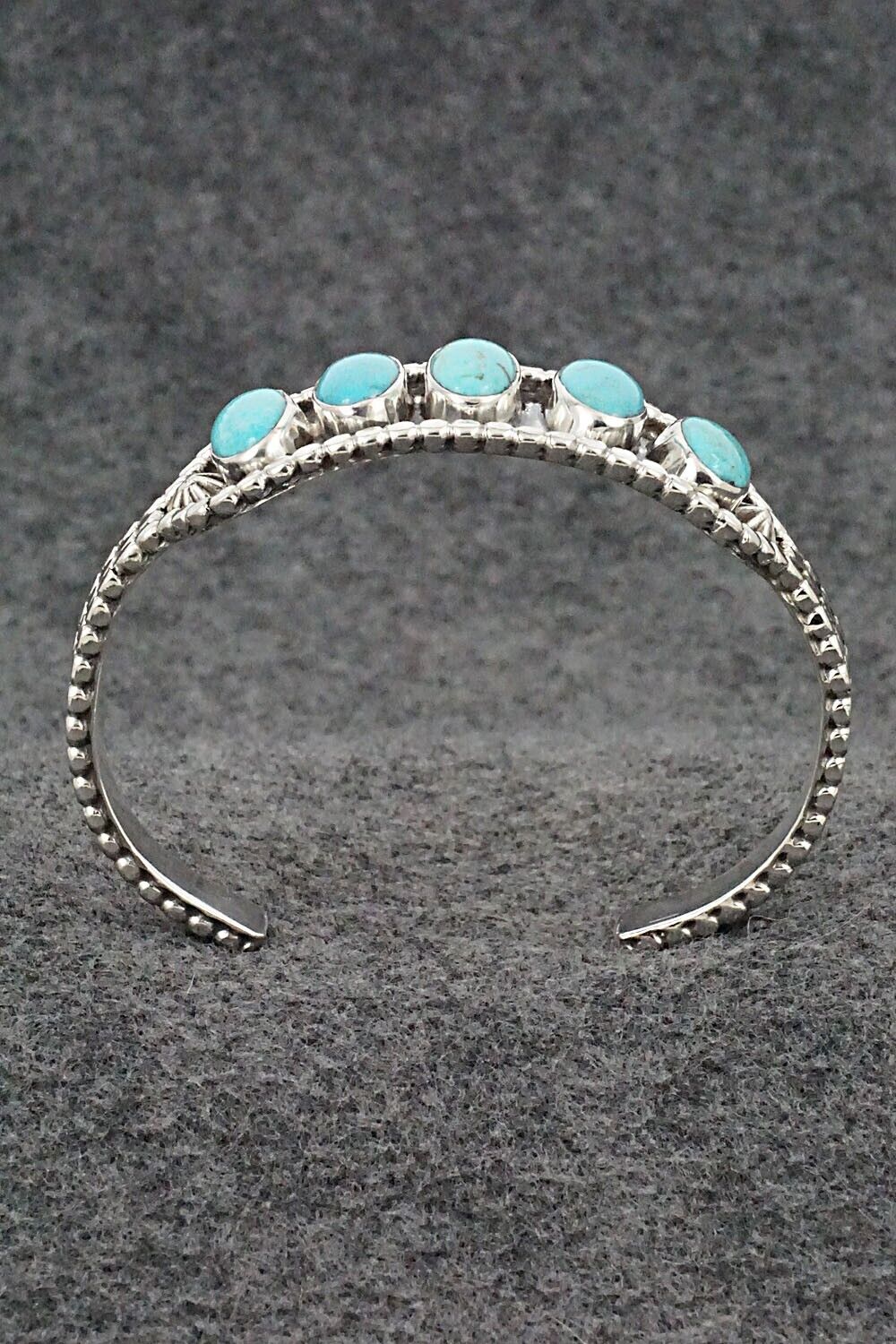 Turquoise & Sterling Silver Bracelet - Darrell Morgan