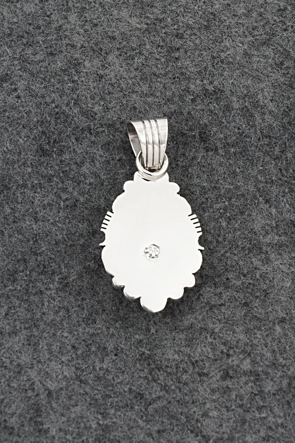 Turquoise & Sterling Silver Pendant - Marita Benally